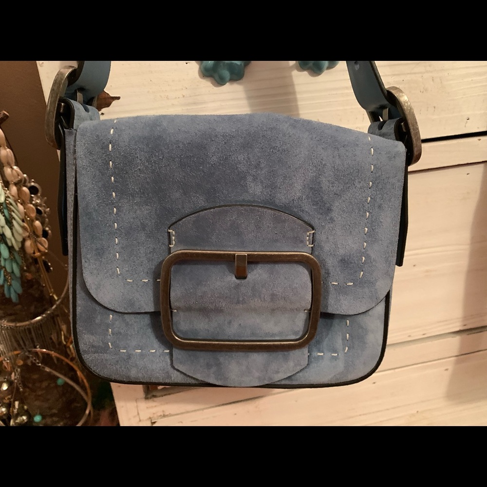 NWT Tory Burch Sawyer Suede Small Shoulder Bag